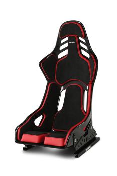 Recaro Podium Alcantara schwarz/Leder rot