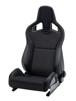 RECARO Sportster CS Kunstleder schwarz/Dinamica schwarz Sitzheizung